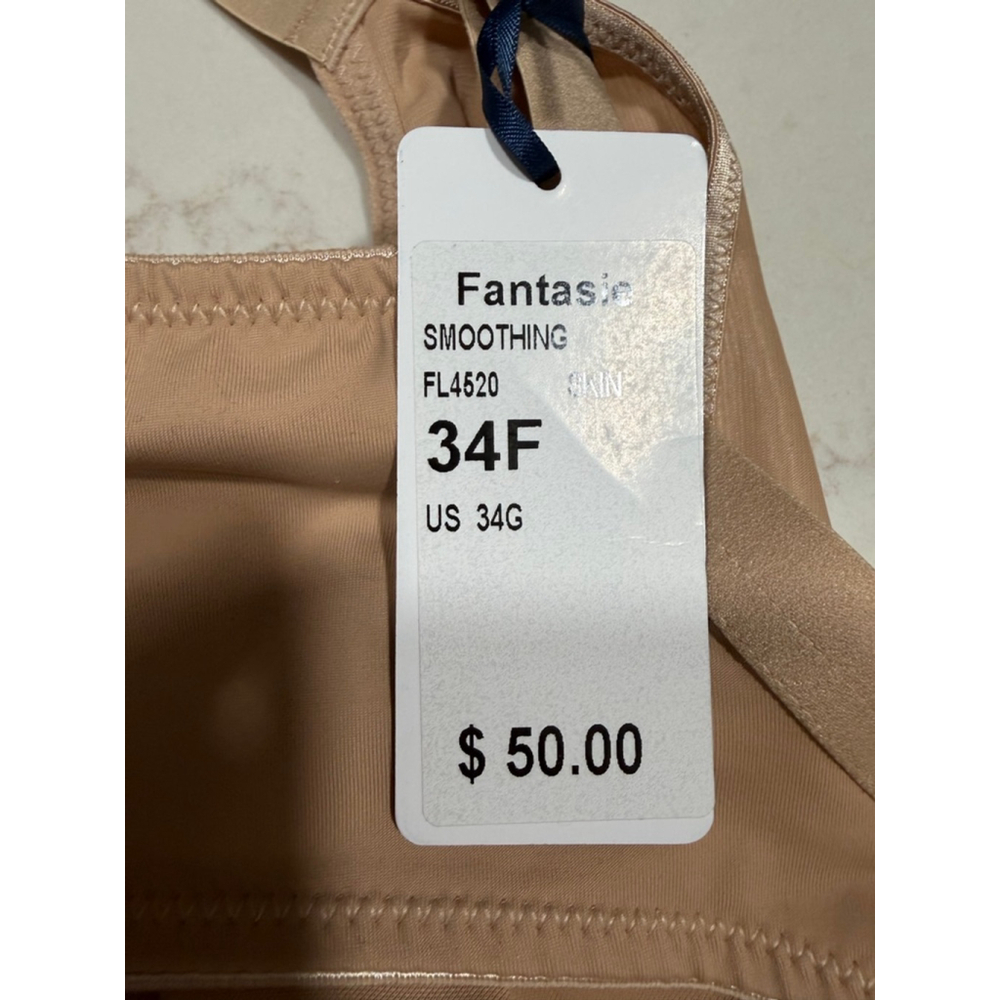 NEW Nude Fantasie Smoothing Seamless Balcony Bra 34G (34F) $50 - Picture 5 of 6